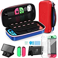 Vendfine 4 en 1 Accesorios para Nintendo Switch- Funda de Transporte para Nintendo Switch - Funda Protectora…